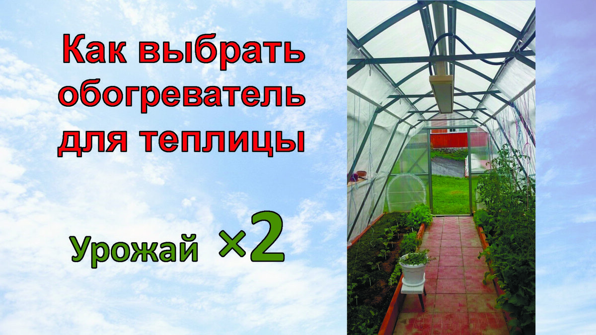 Как выбрать обогреватель в теплицу и увеличить урожай до 2 раз | ГреемВас |  Дзен