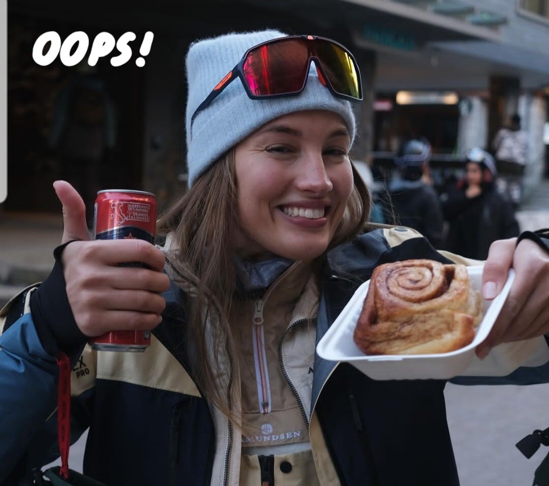 Но она не унывает, булки вкусные съедает