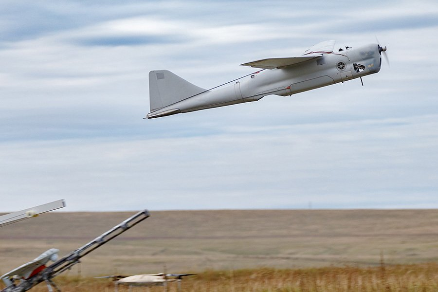 Российский БПЛА "Орлан-10" во время военных маневров - Фото: Вадим Савицкий/ТАСС