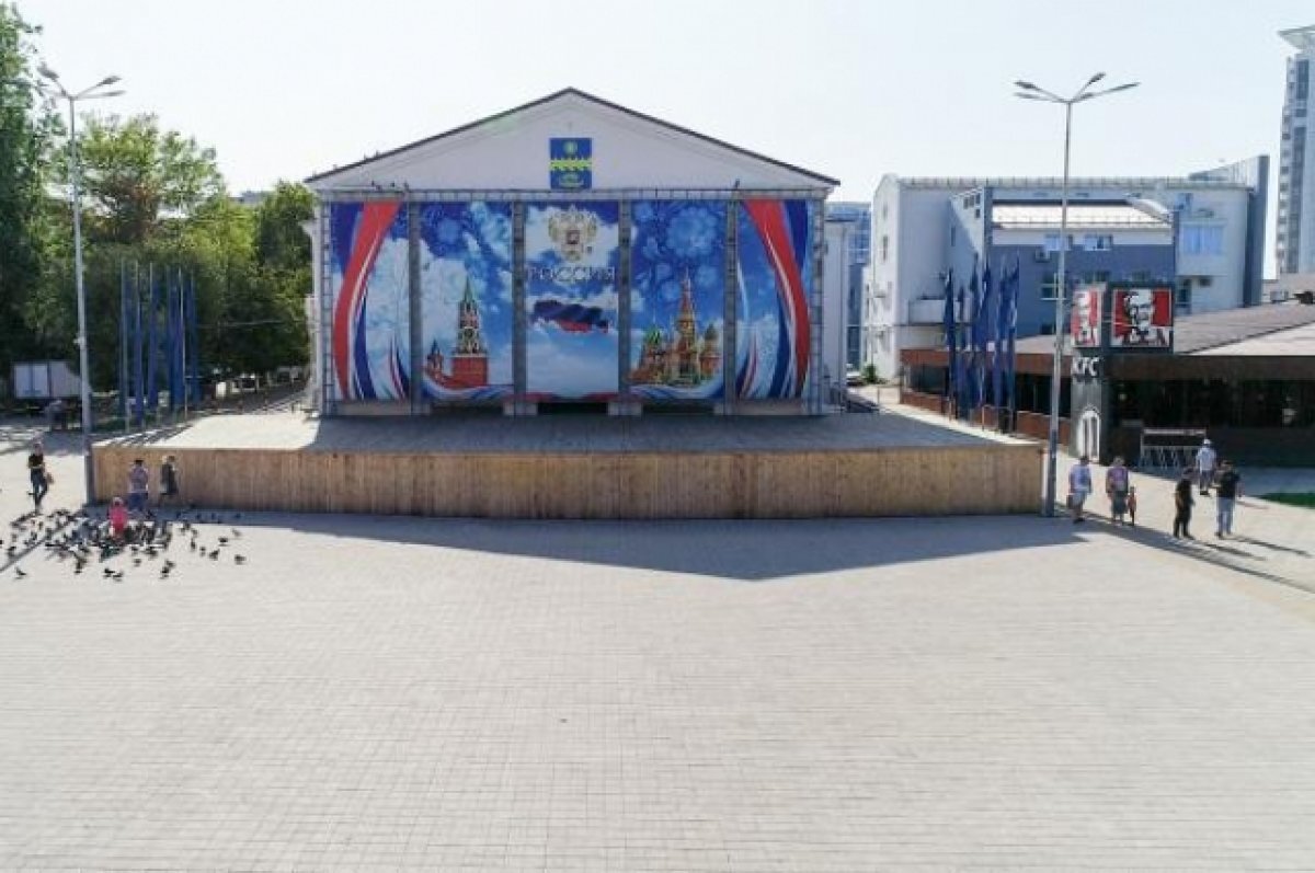    В Анапе за 95 миллионов рублей реконструируют Театральную площадь