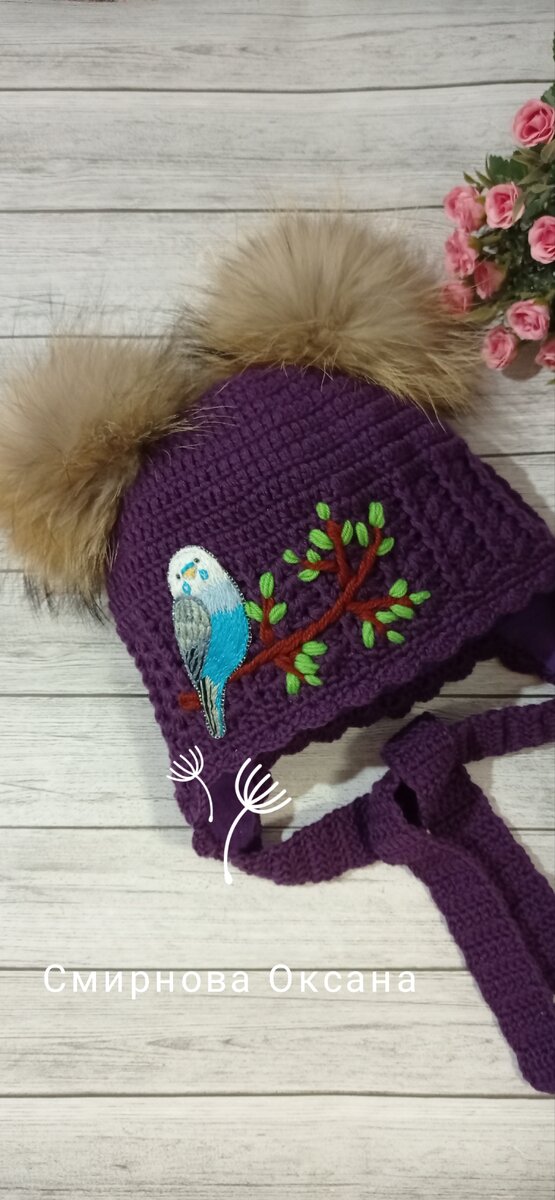 Фото автора! Шапочка на заказ! 