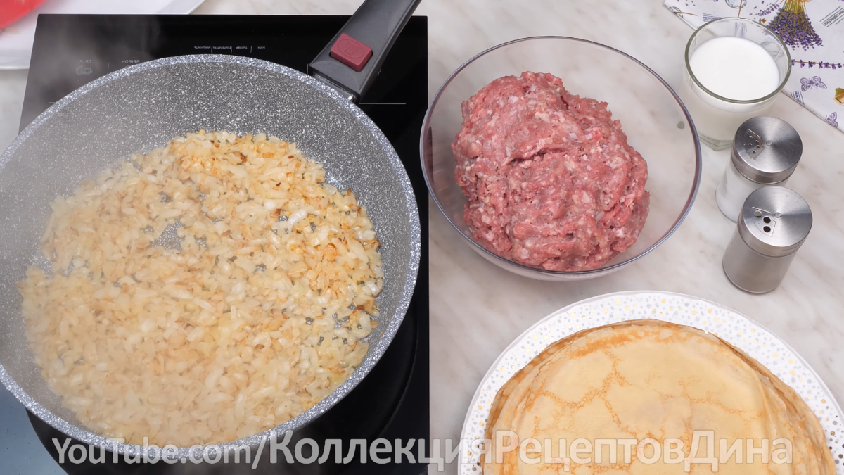 Начинка для блинов мясная сочная