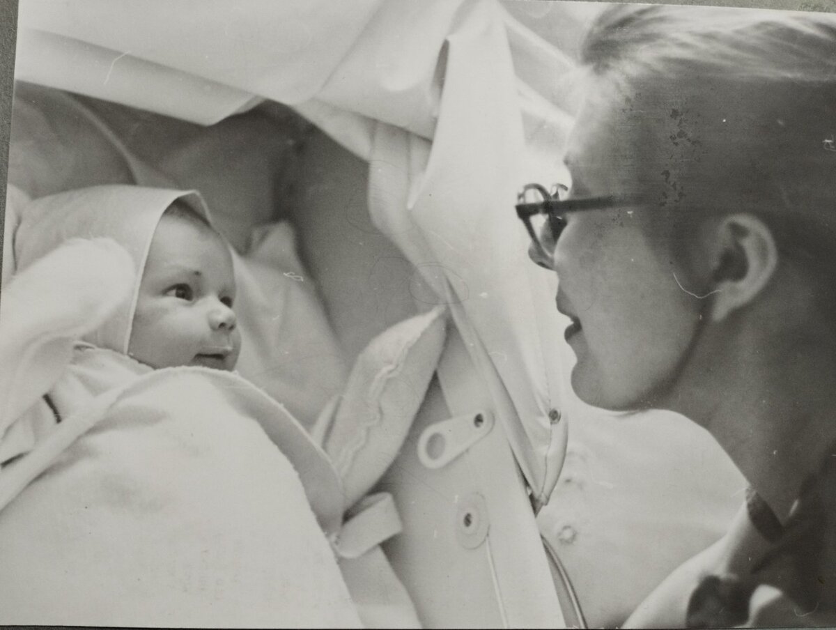 Я и мамулька. 1977 год