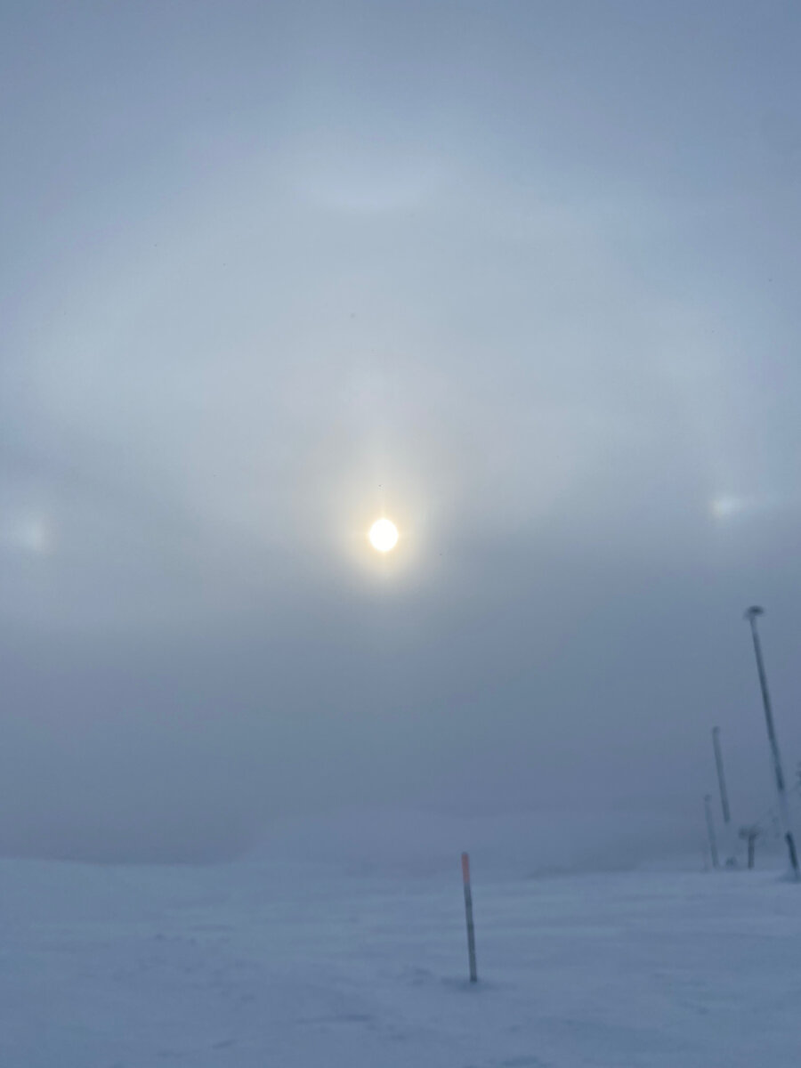 Погода в Хибинах очень переменчивая 