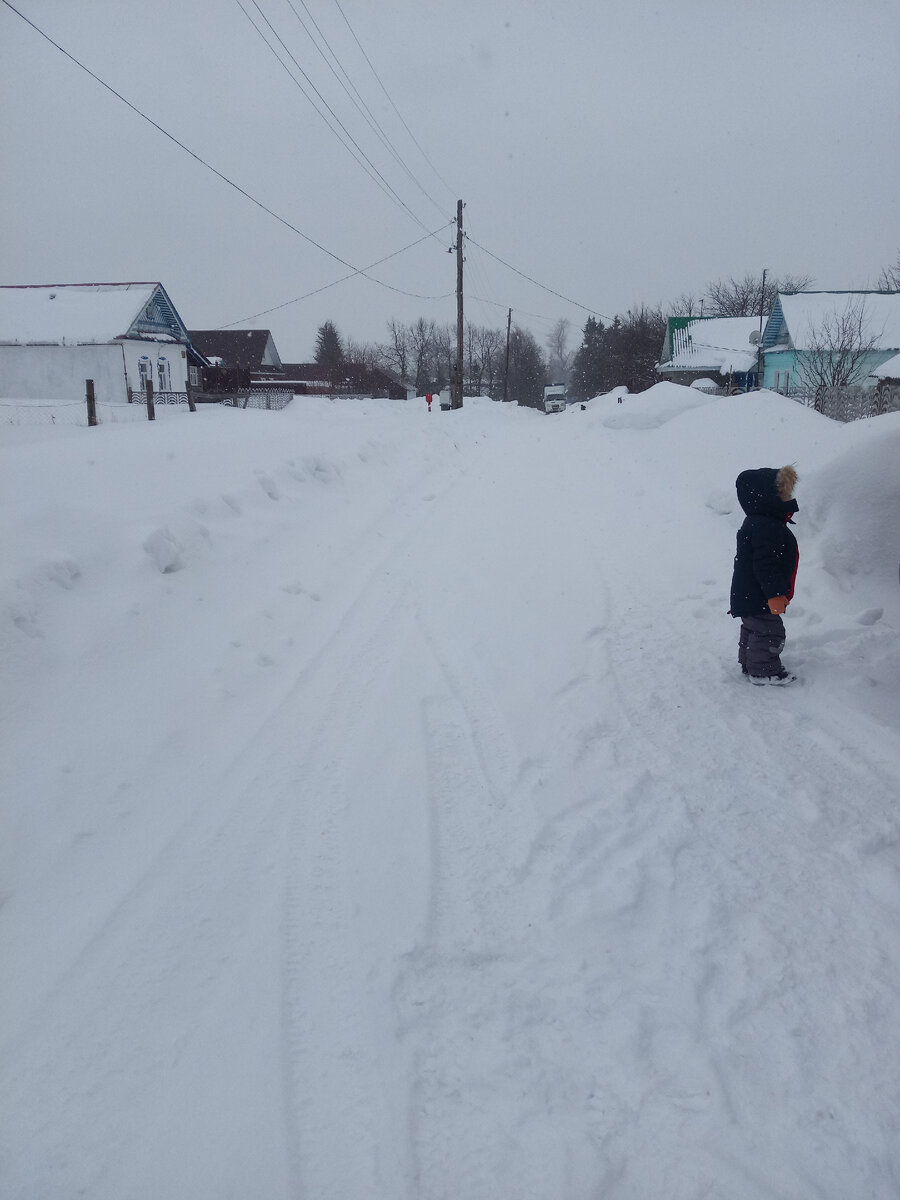 Деревня . Все в снегу. | Люблю деревню, но живу в городе | Дзен