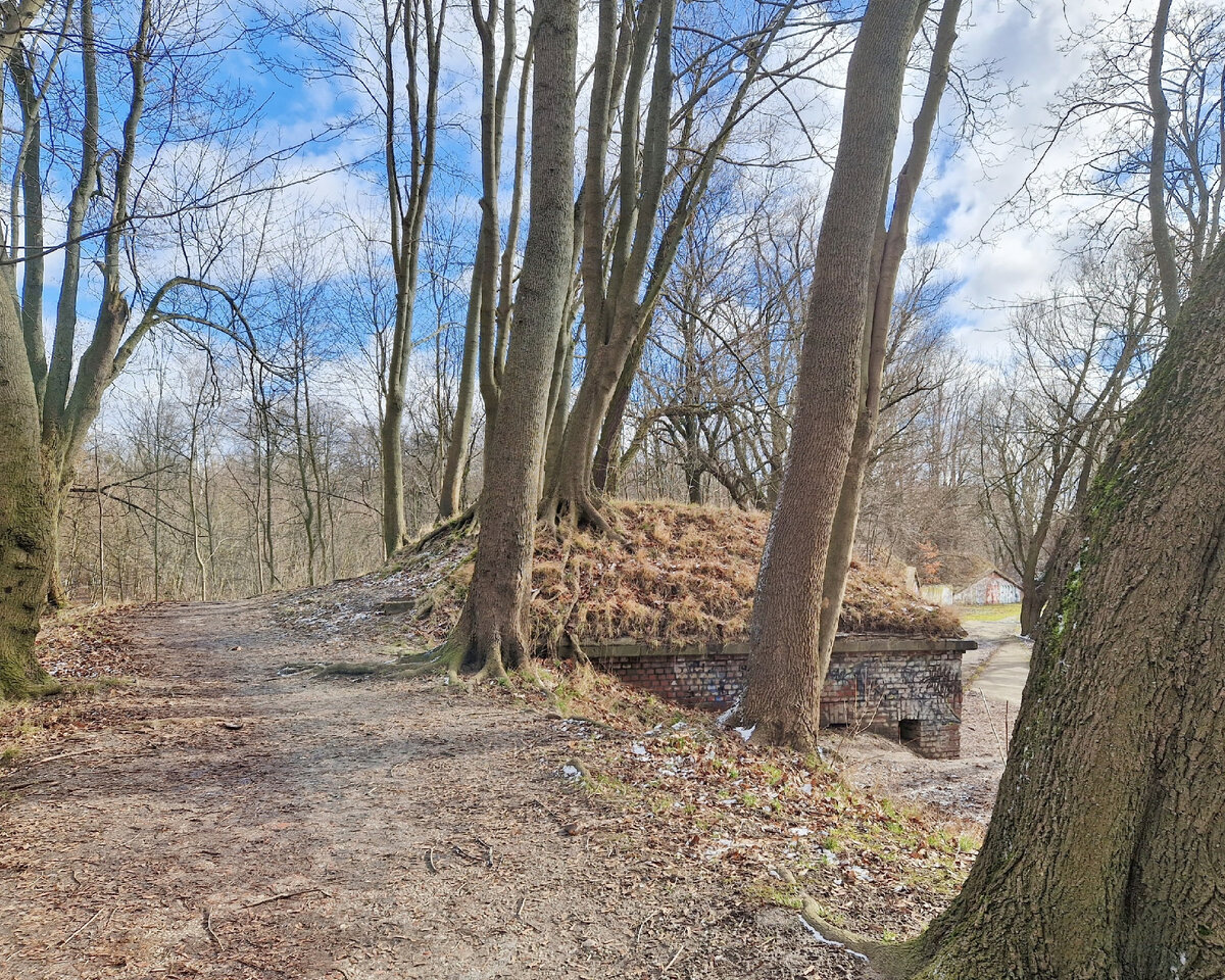 Литовский вал. Калининград, февраль 2023 года.