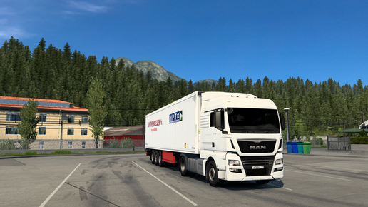 Рейс по Норвегии Man TGX Euro 6 ETS2