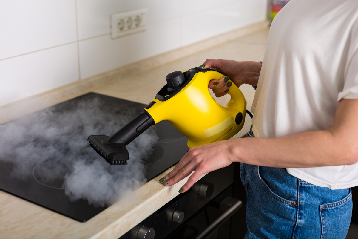 Cleaning with steam cleaner фото 86