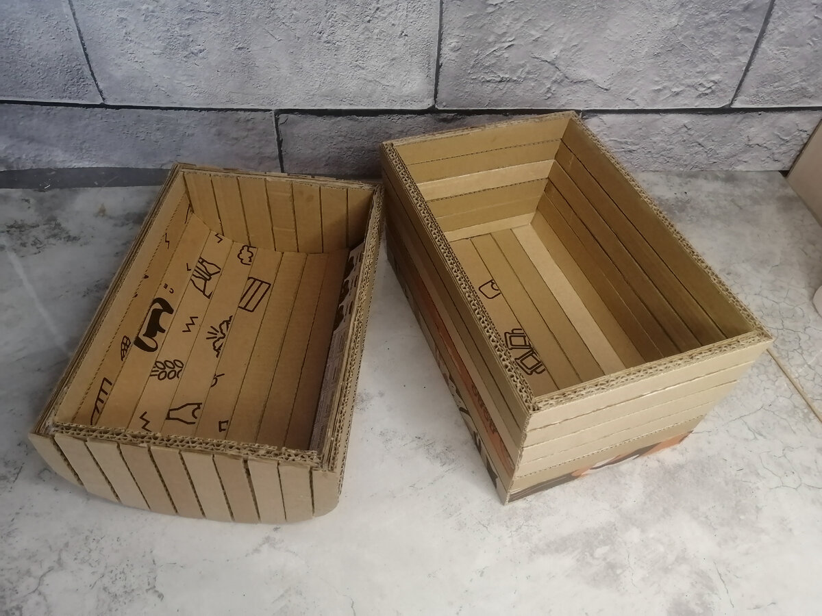 Сундук из картонной коробки своими руками: 10 фото