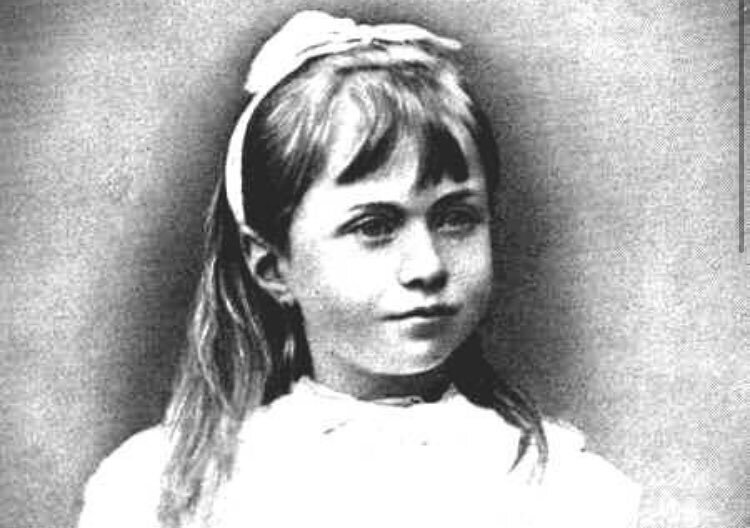 Александра Коллонтай в детстве.