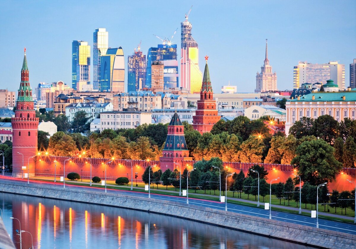 Москва и инкапсулированная Москва-Сити