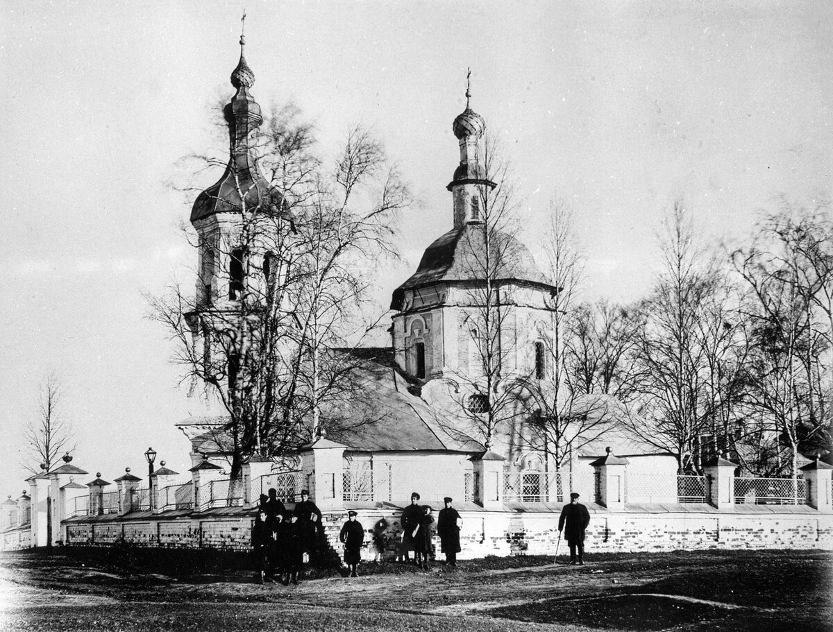 Спасо-Преображенский храм в котором служили представители рода Поповых. Фотография нач. XX века. Фотоархив ИИМК РАН.