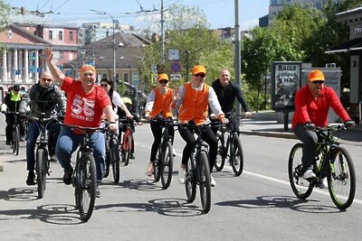    Велофестиваль в Москве © Telegram-канал «Дептранс Москвы»