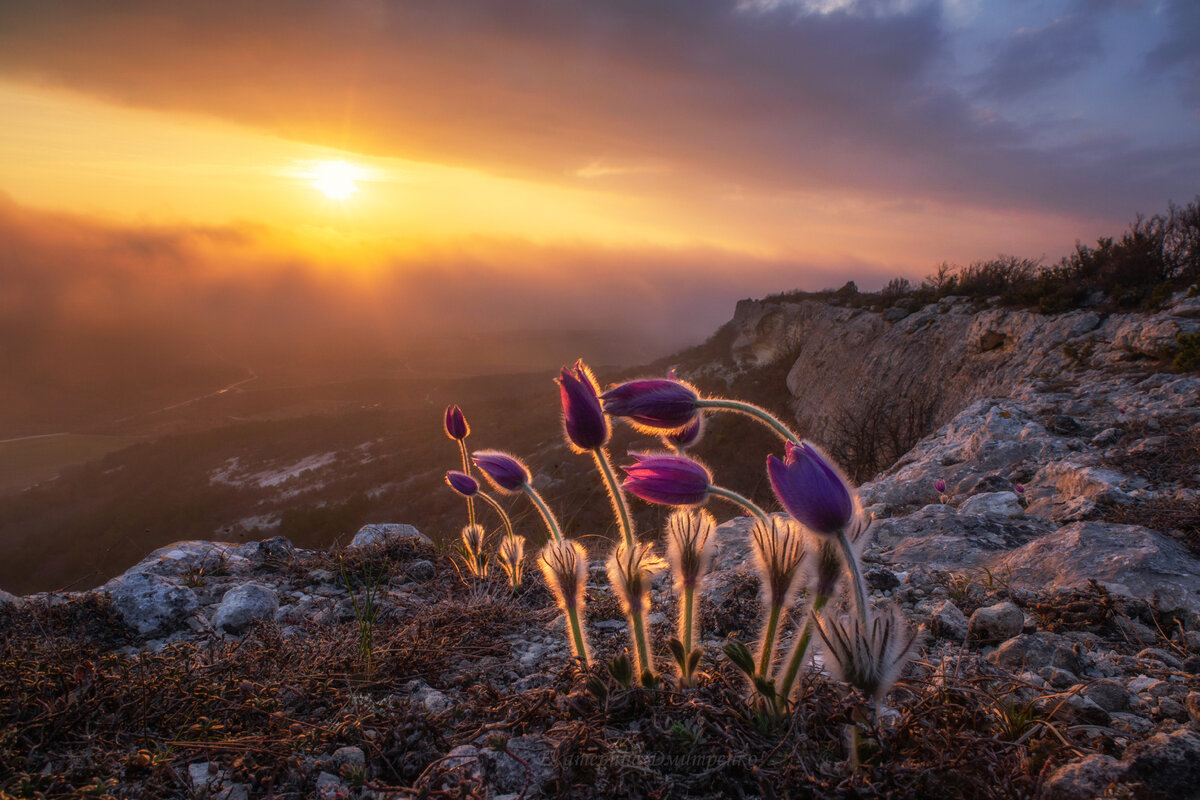Закат на горе Челтер-Кая