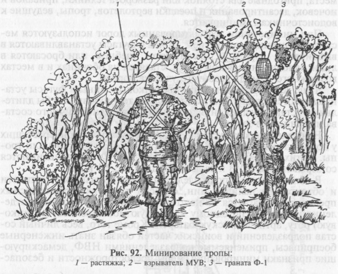 Мины и растяжки: некоторые особенности их установки | Мельник | Дзен