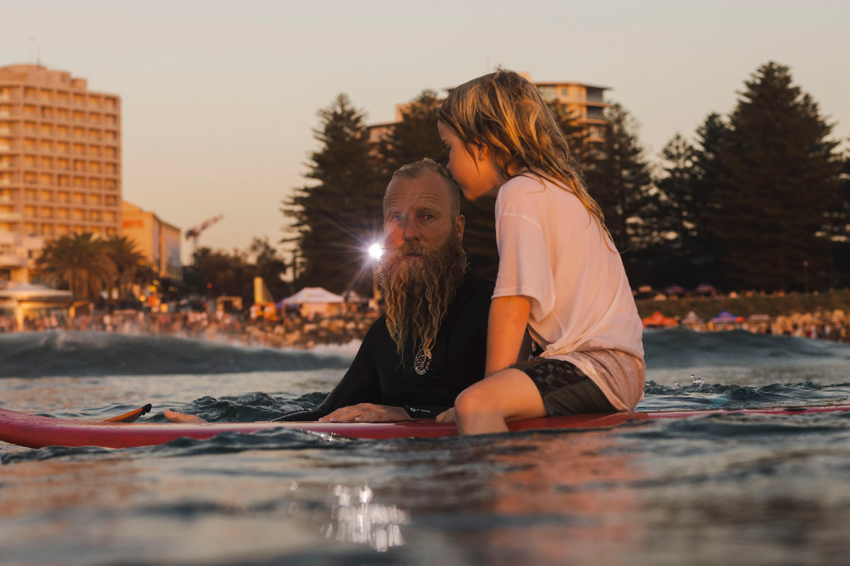 Блейк Джонсон с сыном