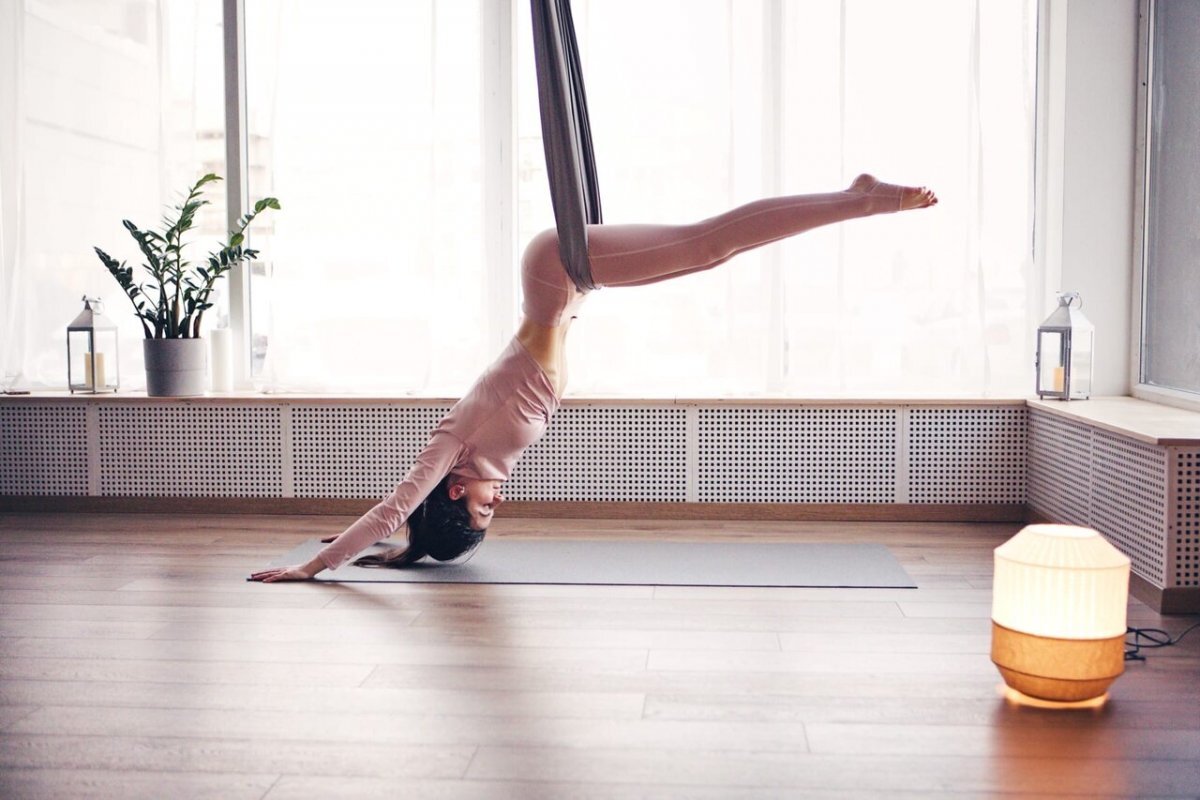 Асана "собака мордой вниз"