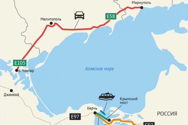    Транспортное сообщение с Крымом после теракта 17 июля. Инфографика