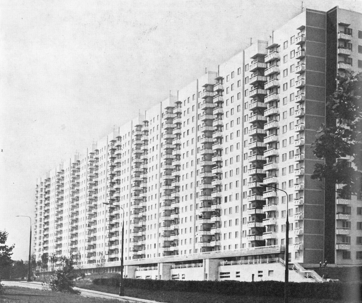 Дом на Можайском шоссе в Москве, 1981