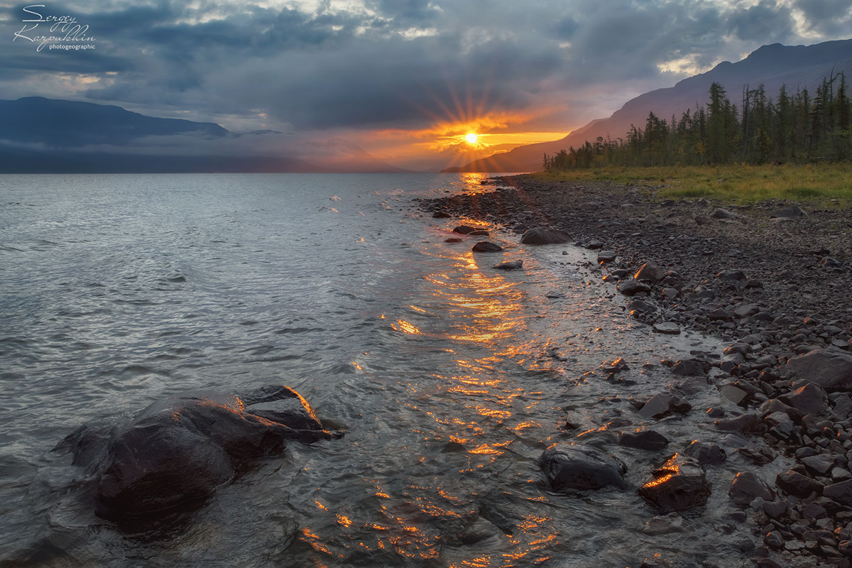 Плато Путорана рассвет