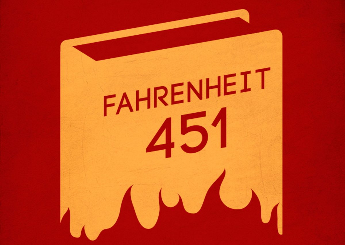 Fahrenheit 451 by ray Bradbury. 451 градус по фаренгейту суть