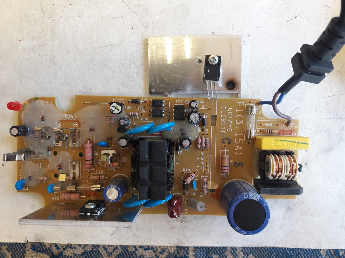 Ремонт импульсного блока питания, зарядного устройства HITACHI ...