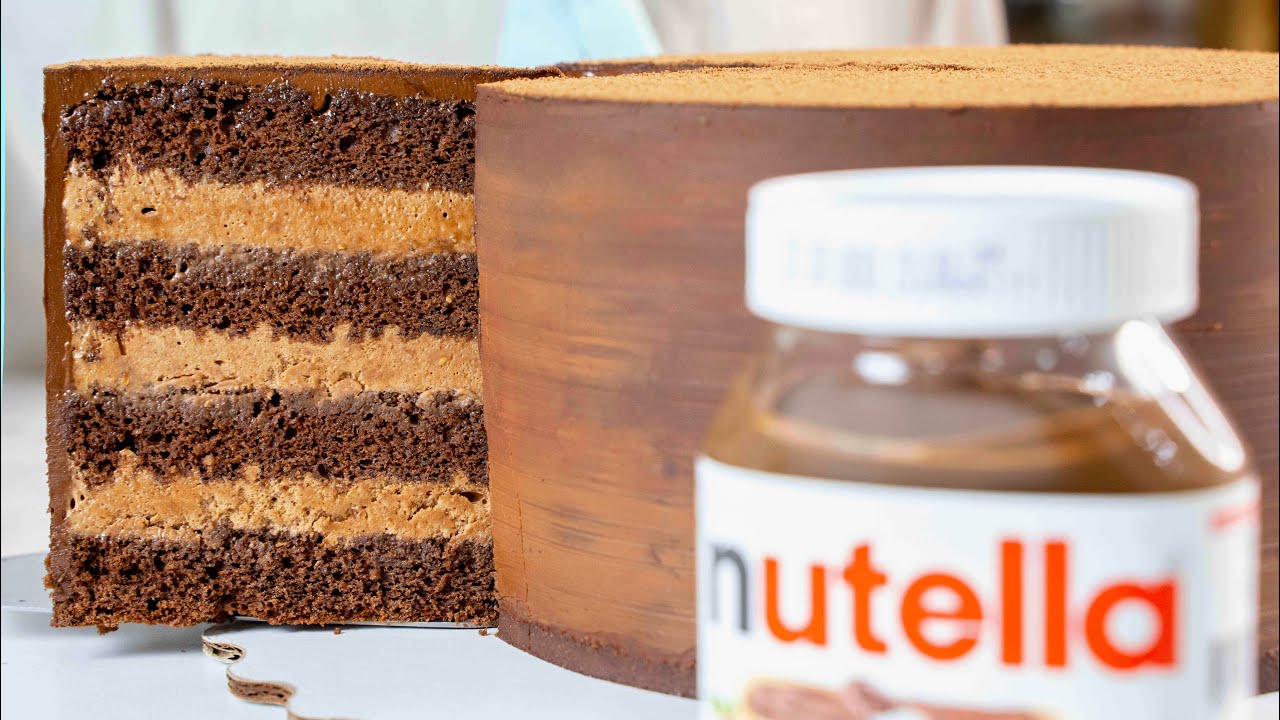 Шоколадный торт Нутелла, пошаговый рецепт с фото