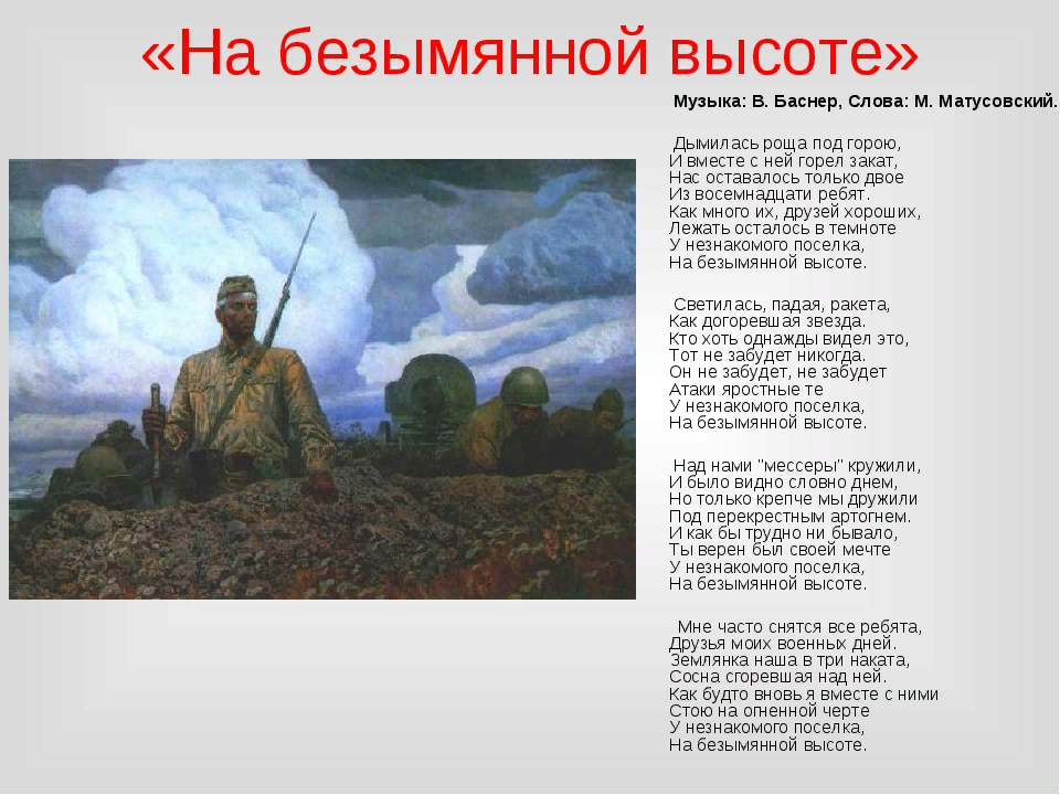 История создания песни на безымянной. На безымянной высоте. На безымянной высоте песня. На безымяной высоте Текс. На безымянной высоте стихотворение.