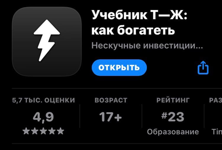Так выглядит иконка данного приложения в App Store