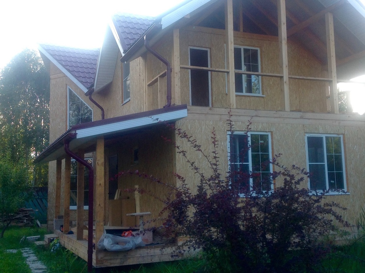 Тепловой контур - почти настоящий дом. Пару лет так жили. фото автора.