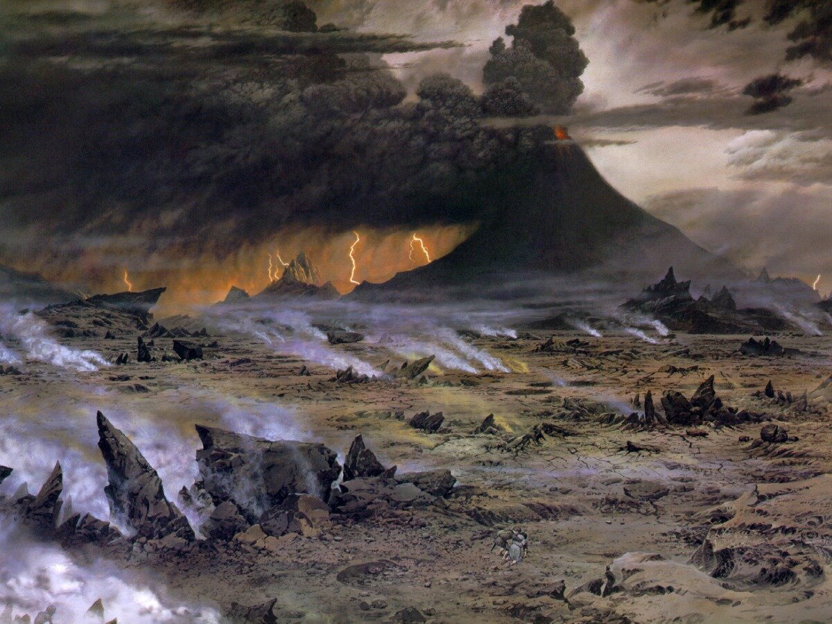 инопланетный город. сквозь хиличурственные земли. тед несмит мордор. вархаммер фэнтези пустошь. сквозь хиличурственные земли.