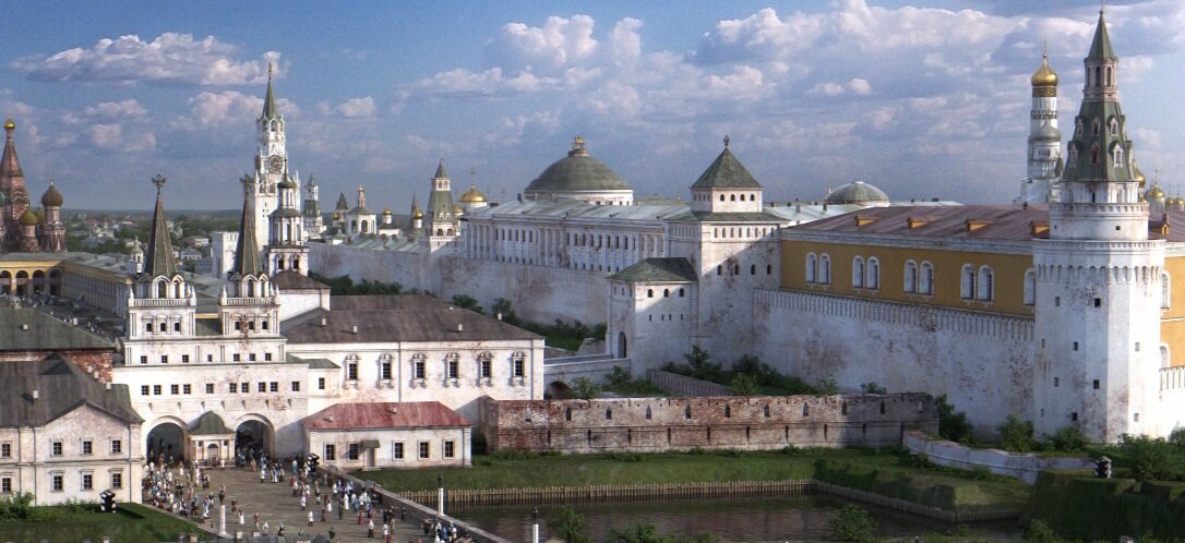 Белокаменный Кремль в Москве