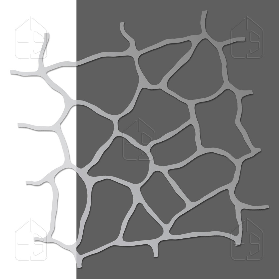 Трафарет камень 124/95