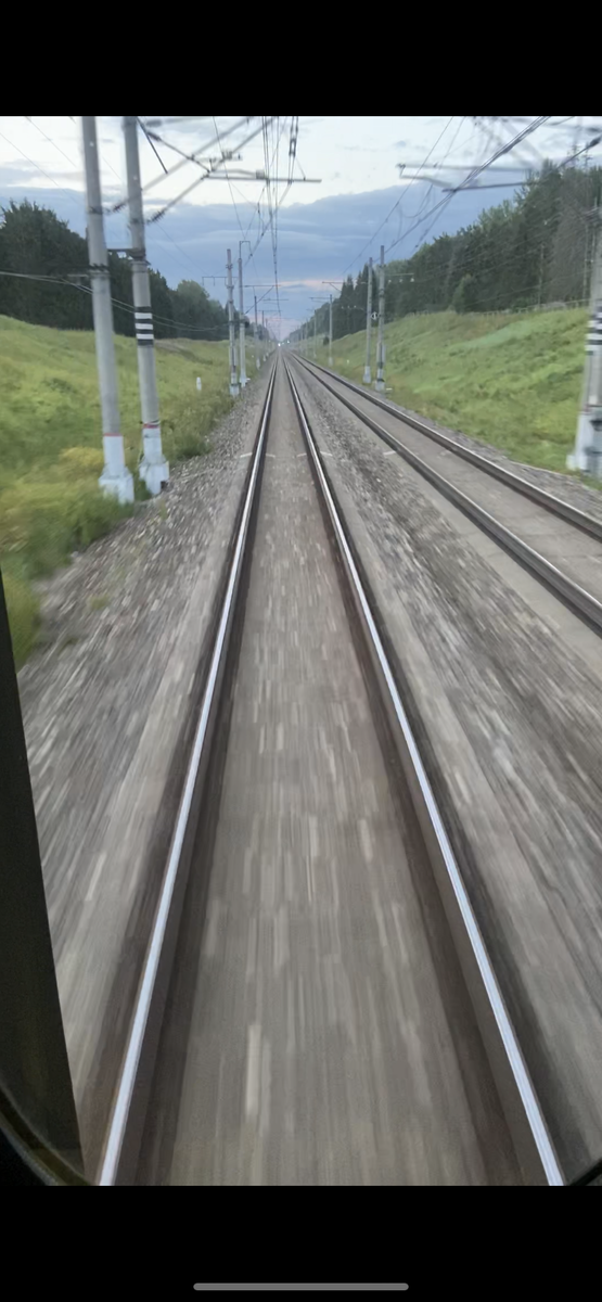 Фото с поезда Санкт-Петербург 🚂 