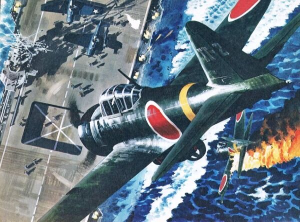 Первые в мире крылатые противокорабельные ракеты - японские камикадзе