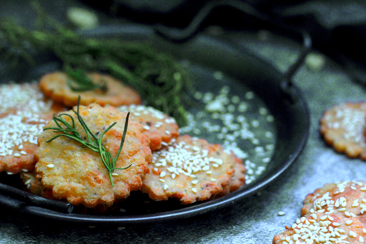 Сырные крекеры с миндальной мукой от Елены @urbanistka_vl