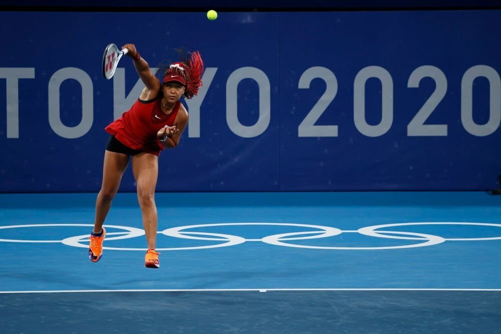 Фото-1. Наоми Осака продолжает скандалить, что сказывается на ее результатах. Фото: EPA