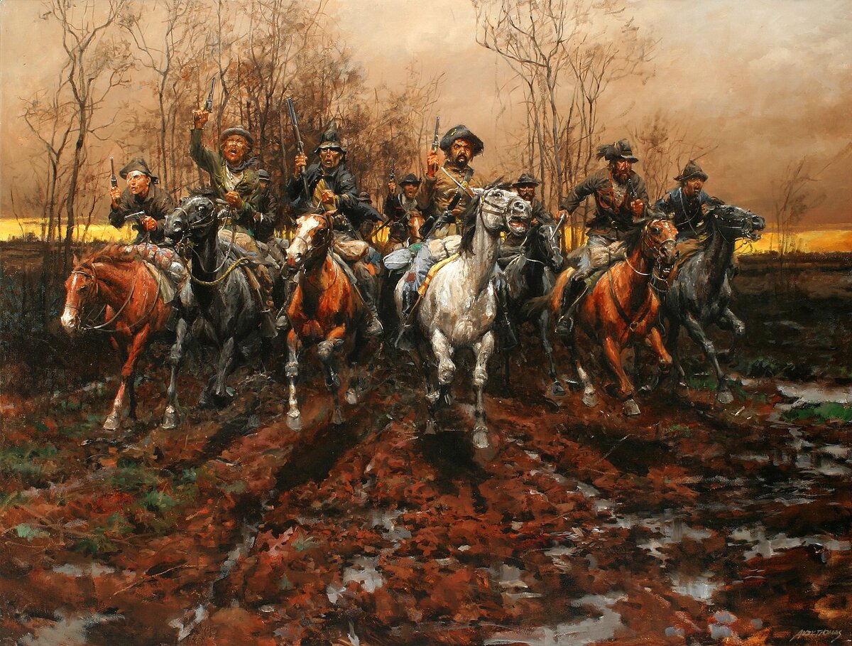 Партизаны конфедератов. Художник: Andy Thomas