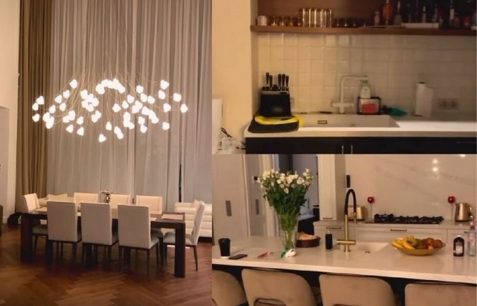 Кухня и зона столовой