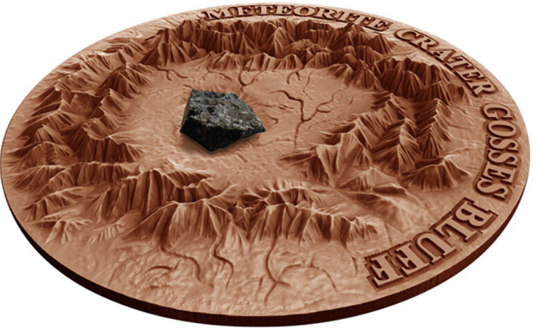 Реверс монеты Великобритании 1 доллар 2017 года Ниуэ.