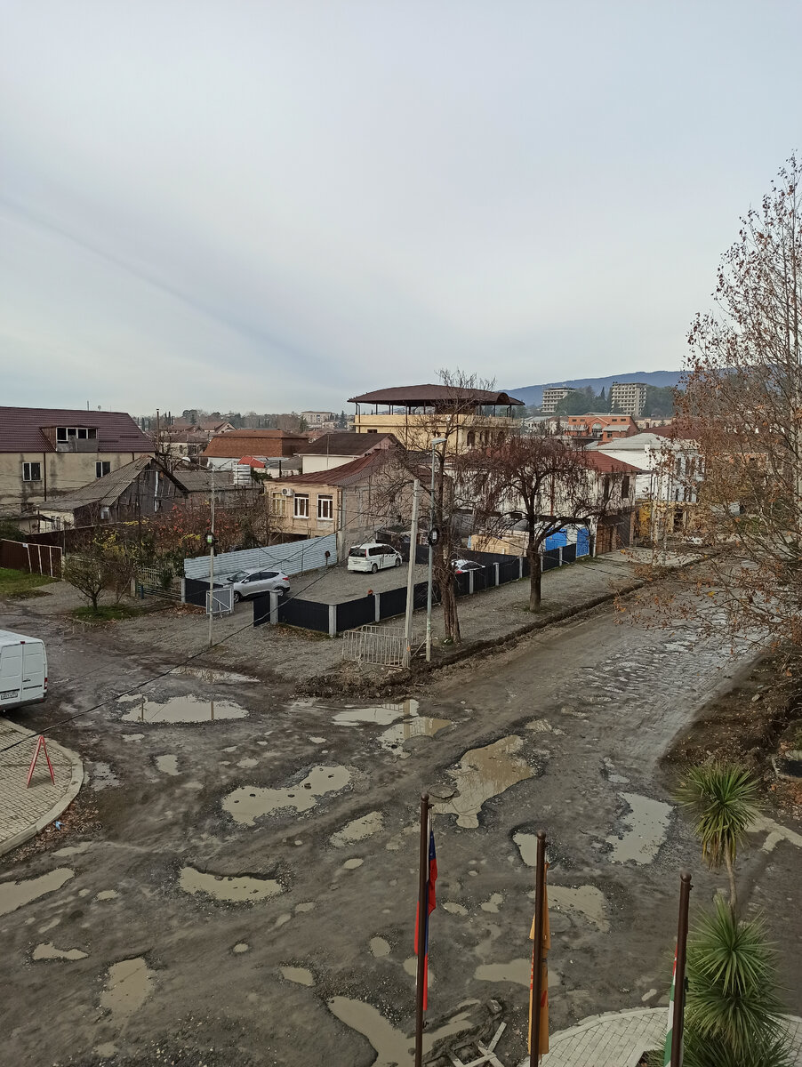 Garuda Boutique Hotel, вид с балкона, Сухум