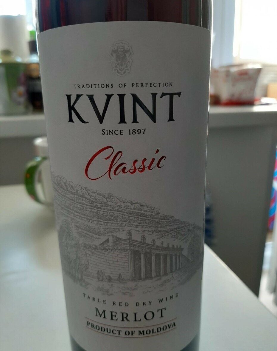 Kvint Merlot красное сухое