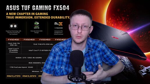 Asus TUF Gaming FX504GD - Ноут который мог бы, но не смог:(