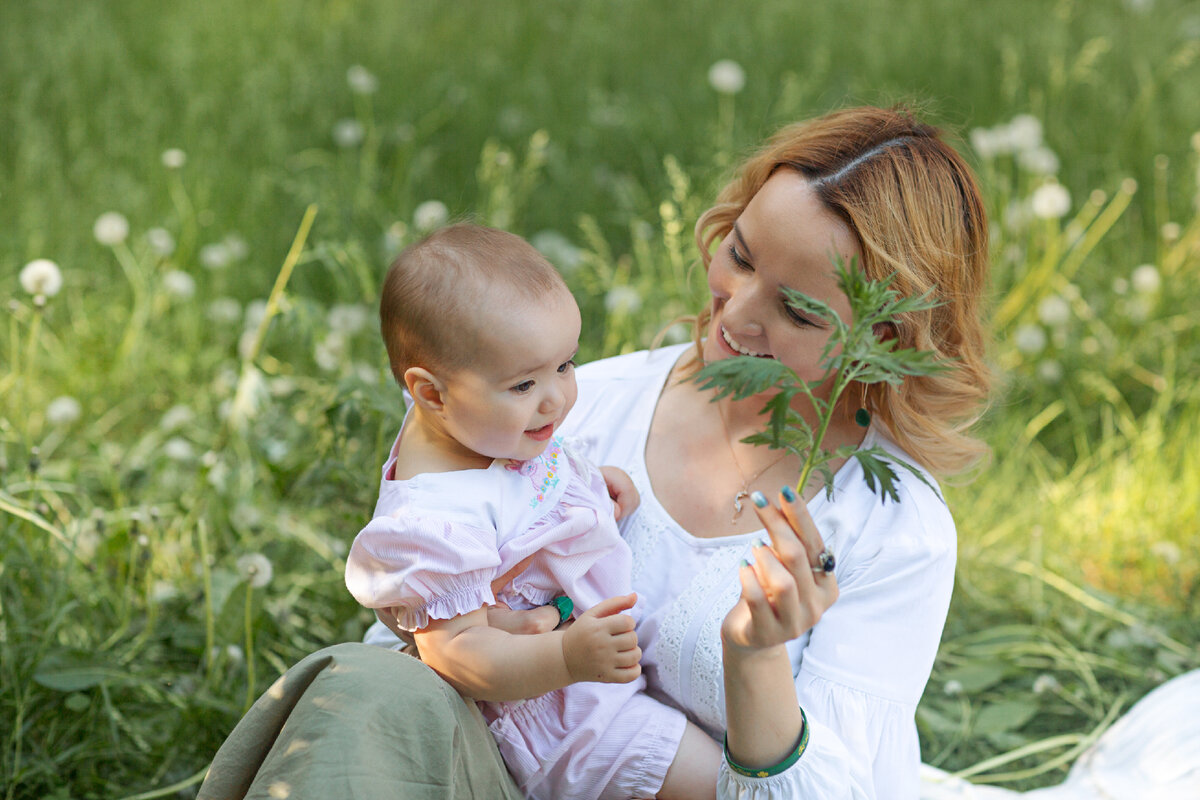 Автор блога с дочкой