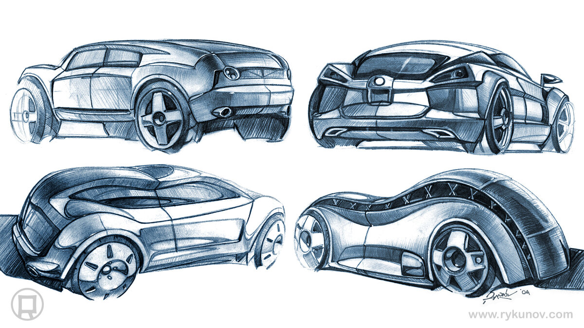Внедорожный дизайн и конструкторские изыски в автодизайне от Сергея Рыкунова.