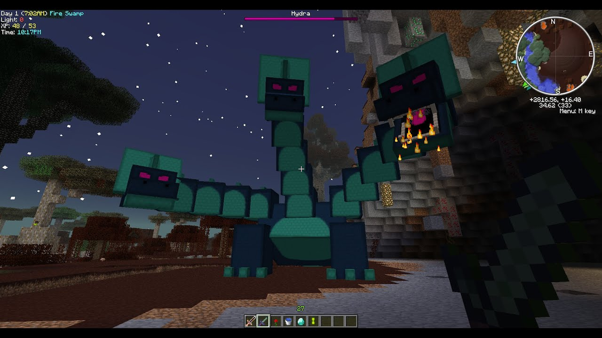 Гидра - босс взятый из греческой мифологии. 