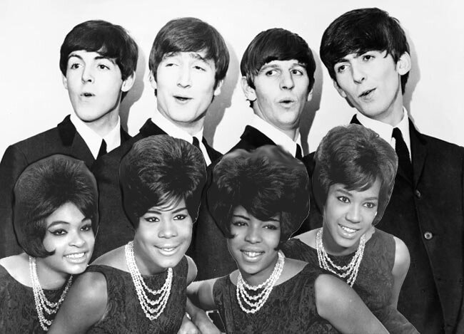 The BEATLES и The MARVELETTES.