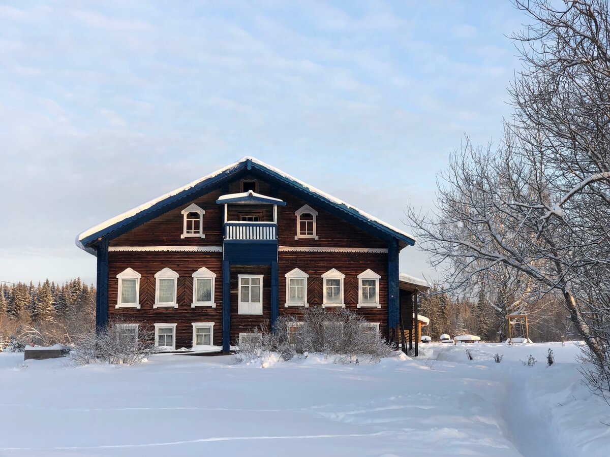 Дом братьев Щелкановых (нач. 20 в.) Архангельская область, Ленский район, деревня Ошлапье.