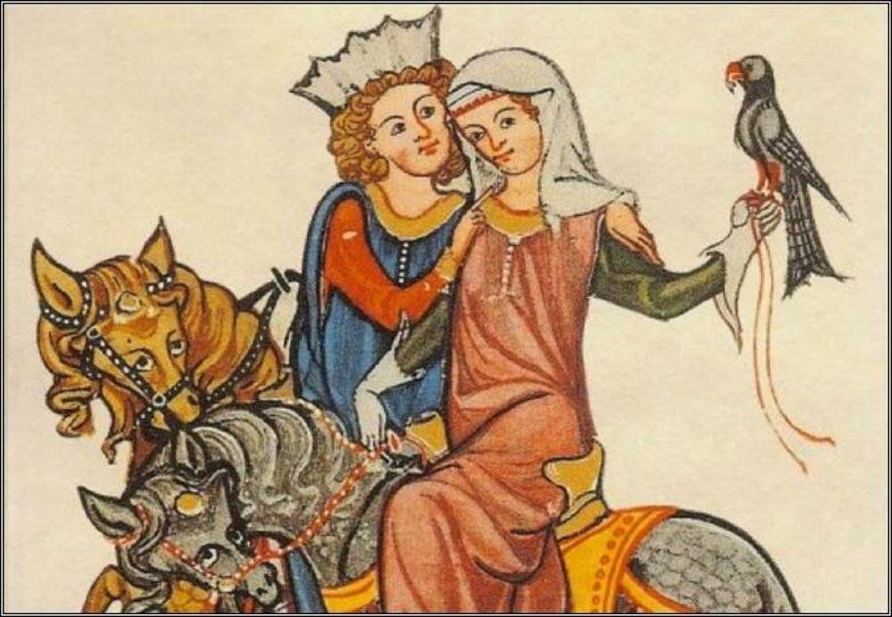 Генрих  Анжуйский  и Аелионора Аквитанская