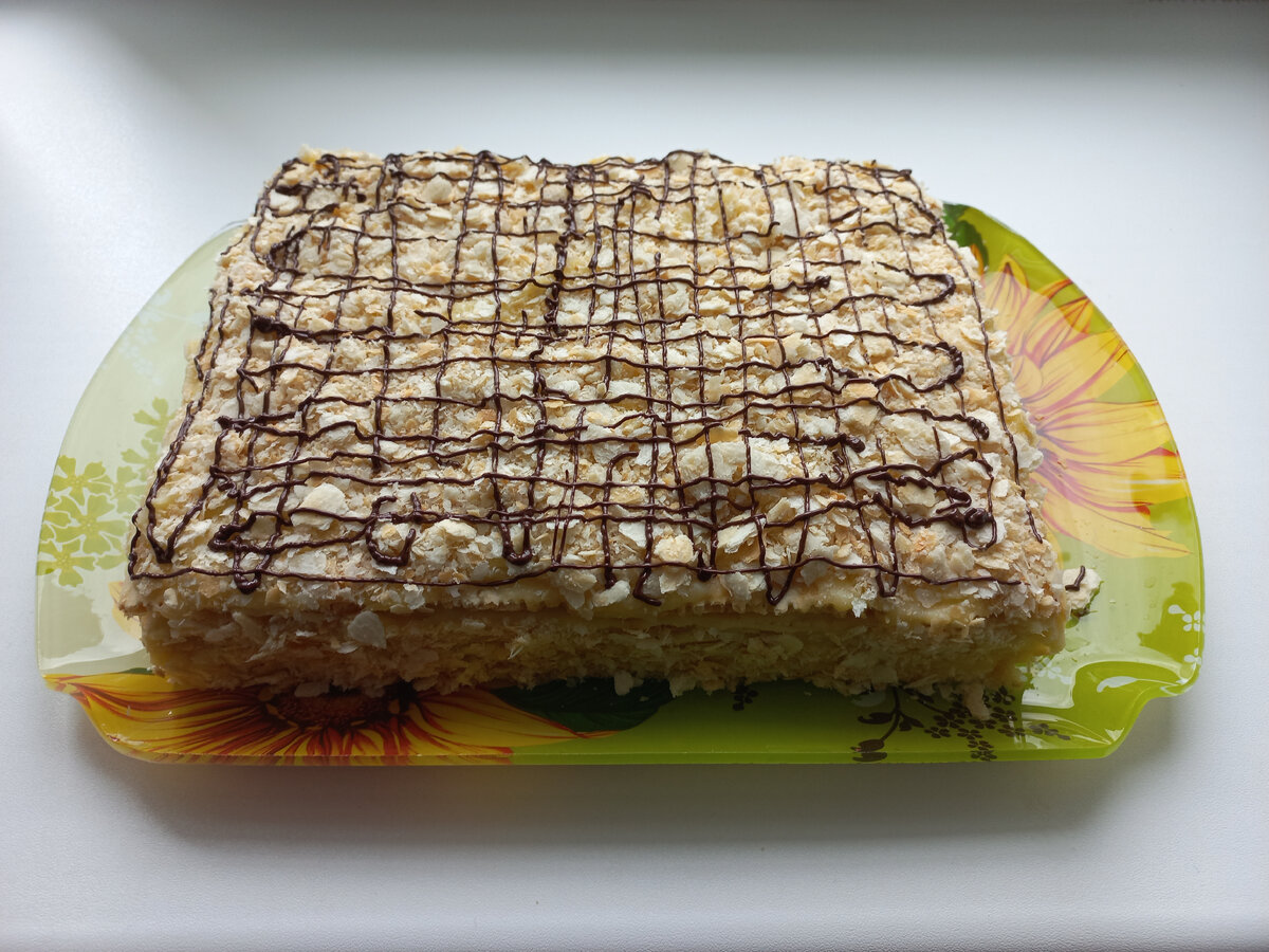 Первый опыт приготовления торта напалео